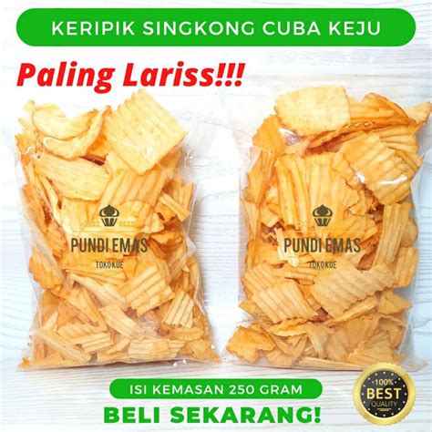 Jual Chuba Balado 250gr Keripik Singkong Balado TES Keju Balado