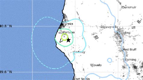 Strong 5.4 aftershock wakes up northern Californians on New Year's Day ...