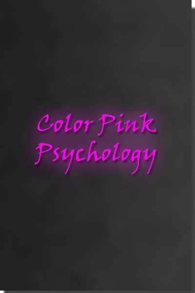 Color Pink – Color Psychology & Personality Meaning