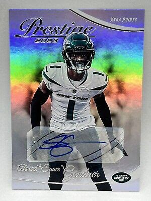 Ahmad Sauce Gardner 2023 Prestige Xtra Points Auto 225 Jets EBay