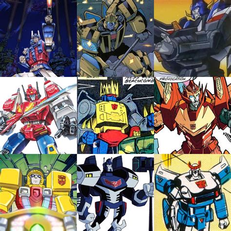 Transformers G1 All Autobots