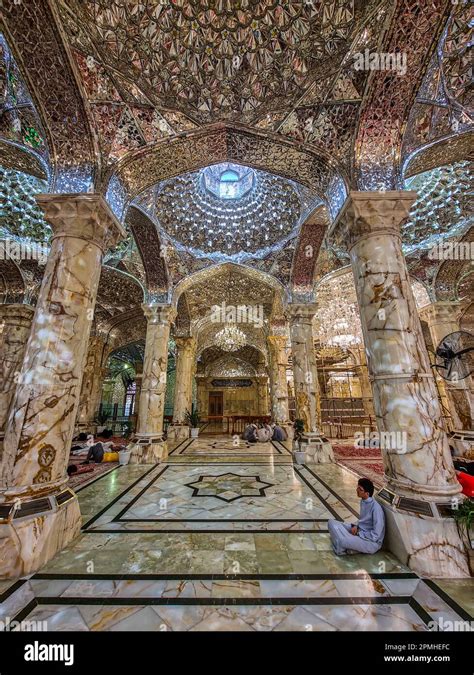 Interior of the Holy Shrine Of Imam Hossain, Karbala, Iraq, Middle East Stock Photo - Alamy