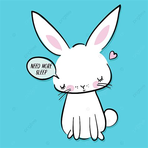 T Shirt Printing Clipart Png Images Hand Drawn Cute Bunny For T Shirt