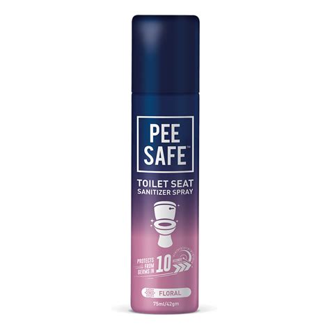 Pee Safe Toilet Seat Sanitizer Floral Spray 75 Ml Price Uses Side