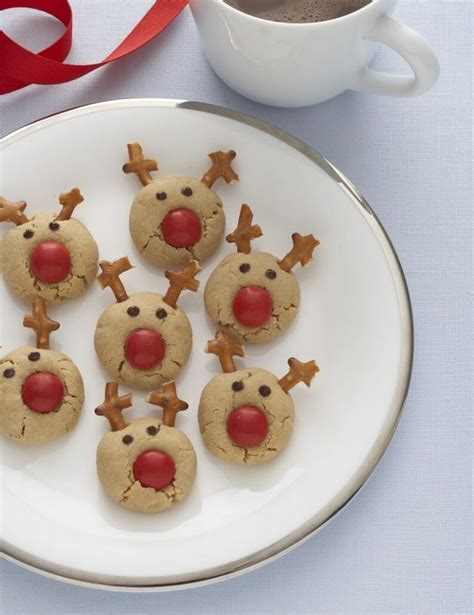 Peanut Butter Rudolph Reindeer Cookies Recipe Peanut Butter