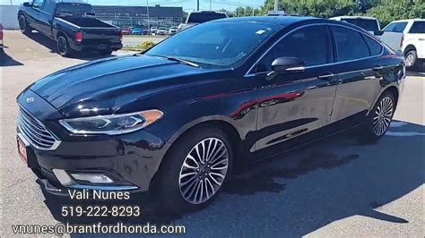 2017 Ford Fusion Titanium Awd Youtube