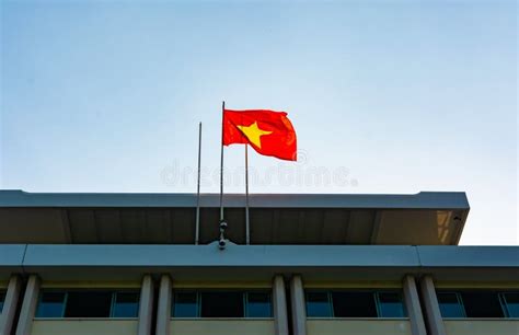 The Facade Of Independence Palace Ho Chi Minh City Vietnam With