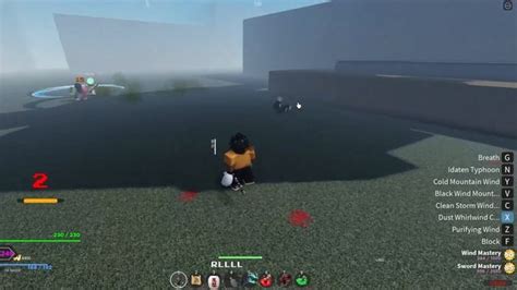 Project Slayers Wind Breathing Showcase Best Roblox Demon Slayer Game