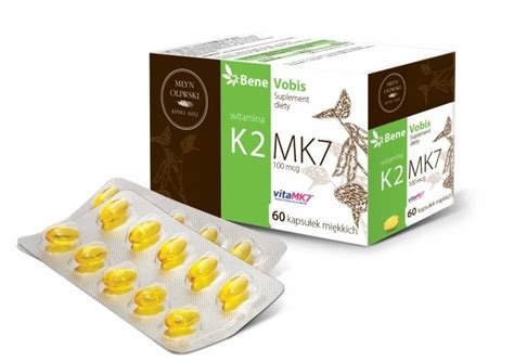 Suplement diety Młyn Oliwski BeneVobis Witamina K2 MK7 vitaMK7