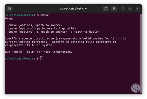 Instalar CMake Linux Solvetic