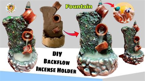 How To Make A Smoke Fountain At Home Diy Backflow Incense Burner