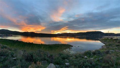 Strawberry Reservoir in Heber Valley, Utah