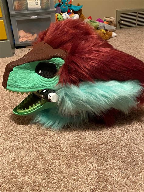 Dino Mask Fursuit Head Etsy