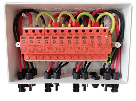 PV DC Überspannungsschutz mit Trennschalter 2 strings Solar Generator