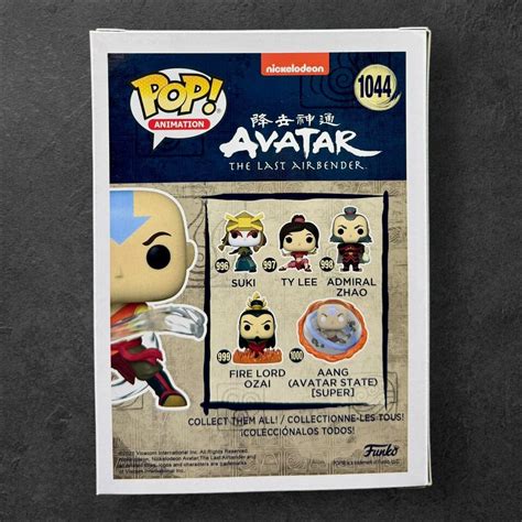 Funko Pop Avatar The Last Airbender Aang Nycc Shared Exclusive 1044 889698555197 Ebay