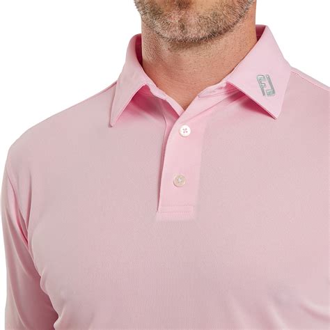 FootJoy Mens Stretch Pique Solid Polo Shirt Golfonline