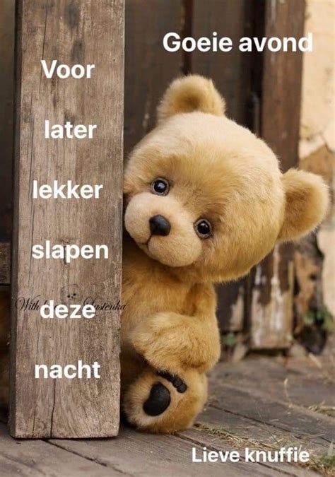 A Brown Teddy Bear Leaning Against A Wooden Pole With Words Written On