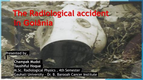 radiological accident  goiania pptx