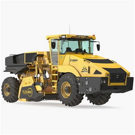 Bomag Rs500 Recycler Soil Stabilizer 3d Model Cgtrader