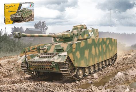 Modellino Model Kit Di Montaggio Carri Armati Tank Italeri Pz Kpfw IV