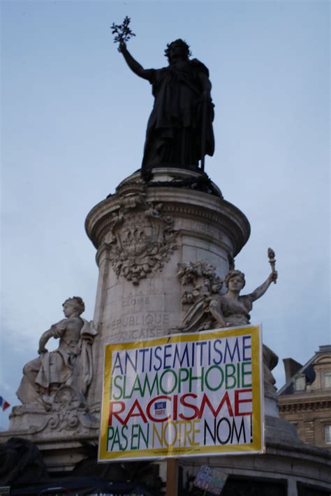 French Rally Against Anti Semitism As Macron Visits Vandalized Cemetery