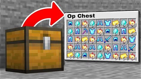 Minecraft But Chests Give Op Items Youtube