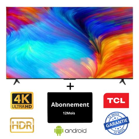 TV TCL 55 Smart P635 GOOGLE UHD 4K Au Meilleur Prix En Tunisie