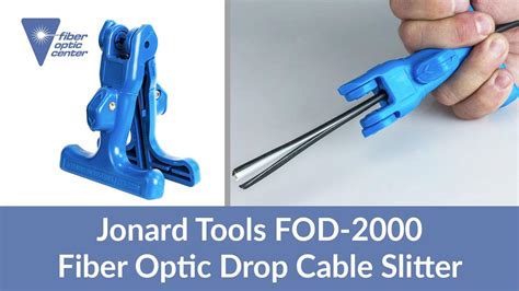 Video Jonard Tools FOD 2000 Fiber Optic Drop Cable Slitter