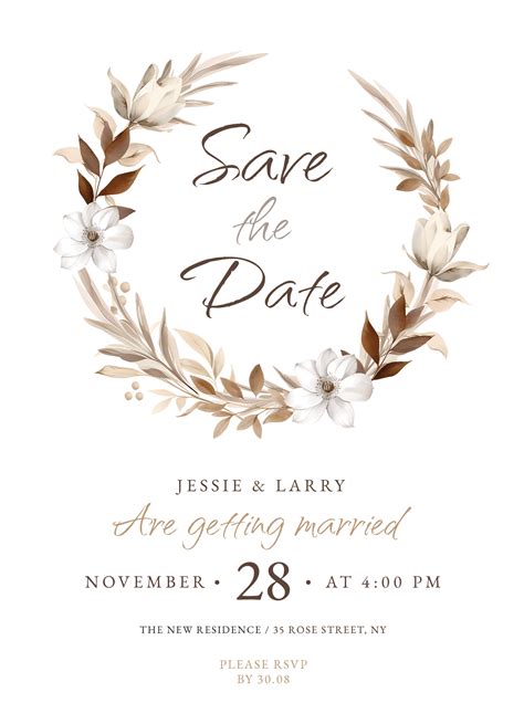 Rustic Wedding Invitation Fonts