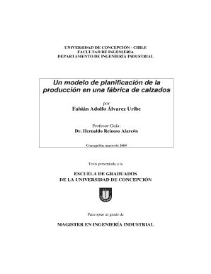 Completable En L Nea Repositorio Udec Un Modelo De Planificaci N De La