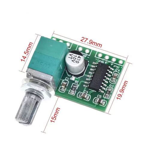 Pam Mini V Digital Amplifier Board With Switch Potentiometer Can