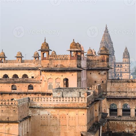 Jahangir Mahal Orchha Fort In Orchha Madhya Pradesh India Jahangir