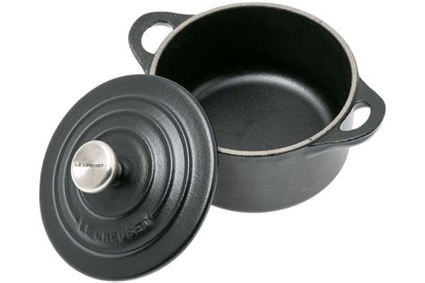 Le Creuset Mini Cocotte 10 Cm 0 3L Matzwart Voordelig Kopen Bij