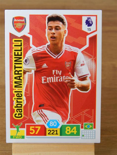 Exciting Rookie Card Gabriel Martinelli Arsenal 15