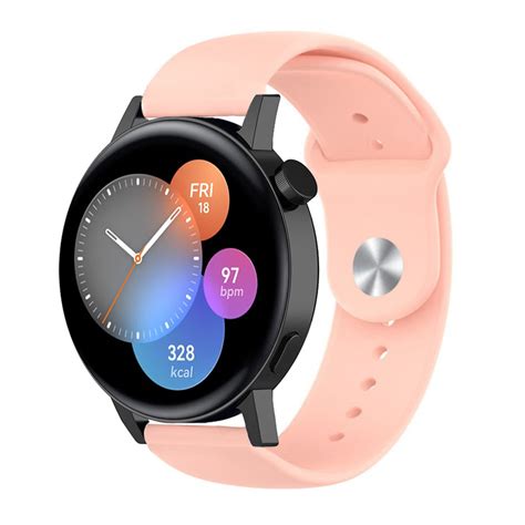 Huawei Watch Gt 3 42mm Sportarmband Rosa Smartwatcharmbaender De