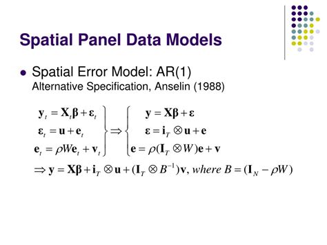 Ppt Spatial Econometric Analysis Using Gauss Powerpoint Presentation Id3270809