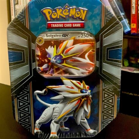 Pokemon Toys Pokemon Tcg Legends Of Alola Solgaleogx Tin Poshmark