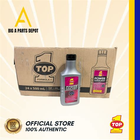 Top 1 Long Life Radiator Power Coolant PINK 24x500ml RECOMMENDED FOR