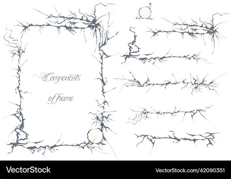 Frame in fantasy design magic border Royalty Free Vector