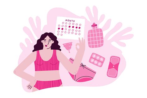 Calendar Period Of Menstruation Items Needed During Menstruation Pms