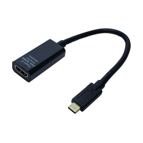 4k60hz対応 Usb Type C Hdmi変換アダプタ Usa Chd3bk ナカバヤシ（ミヨシ） Usa Chd3 Bk