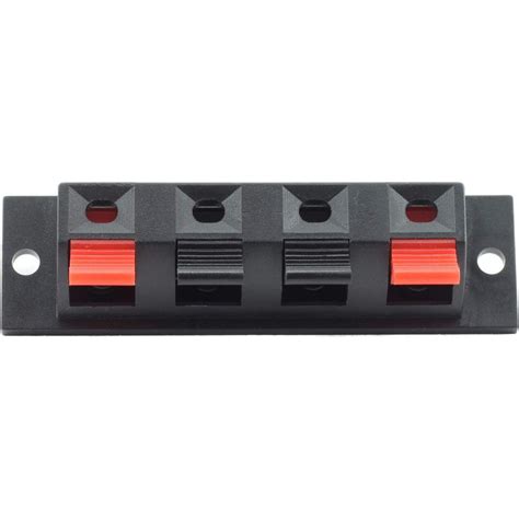 Jual Terminal Speaker Block 4 Pin Jepit Panel Mono Stereo Kabel 4P