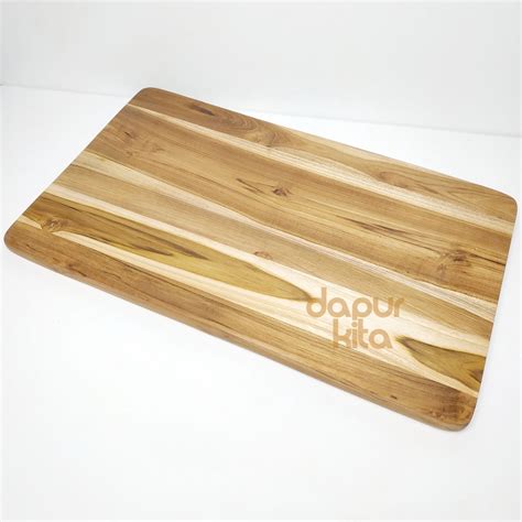 Jual Talenan Kayu Jati Ukuran 50x30cm Kualitas Premium Shopee Indonesia