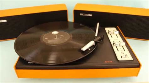 1970s Philips Portable Record Player Model 603 Youtube