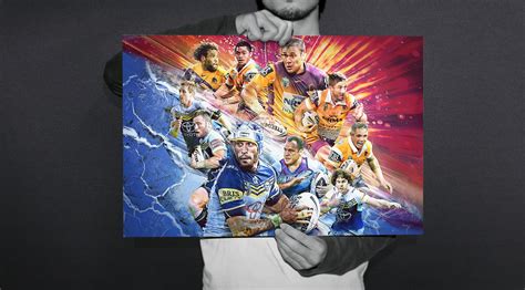 Nrl 2015 Grand Final Artwork On Behance