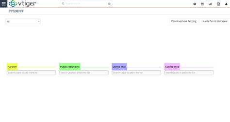 Vtiger Pipeline View Vtiger Kanban View Vtiger Pipeline Kanban