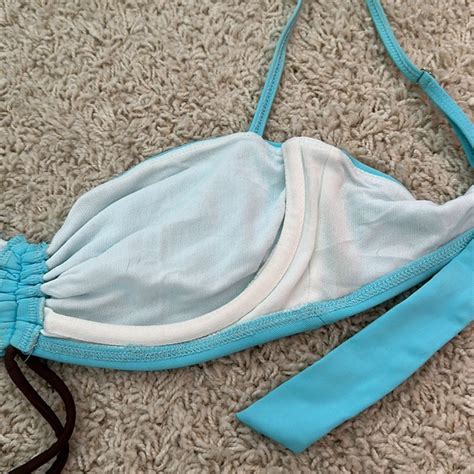 Asha Couture Swim Blue Bikini By Asha Couture In Size Poshmark