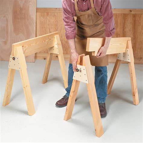 43 best images about Saw Horse Plans on Pinterest | Folding stool, Saw horses and Mounting brackets