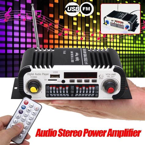 Mini amplificador de potencia estéreo de audio de 12V 20W 20W Linio