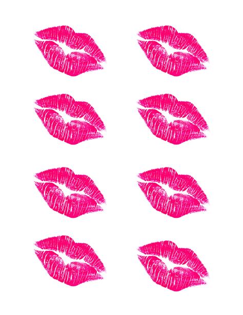 Pink Lip Print Wall Art Lips Pink T For Girls Digital Etsy Uk